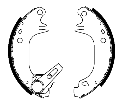 Brake Shoe Set (8DB 355 038-091)