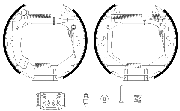 Brake Shoe Set (8DB 355 038-161)