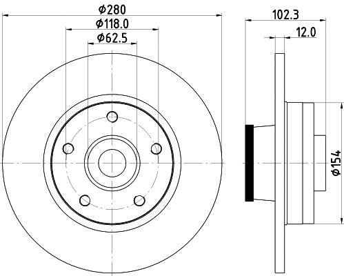 Brake Disc (8DD 355 123-251)