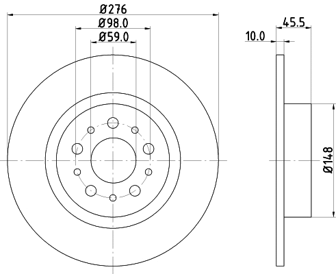 Brake Disc (8DD 355 124-841)
