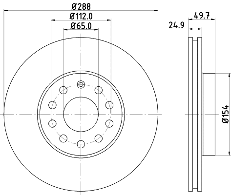 Brake Disc (8DD 355 109-571)