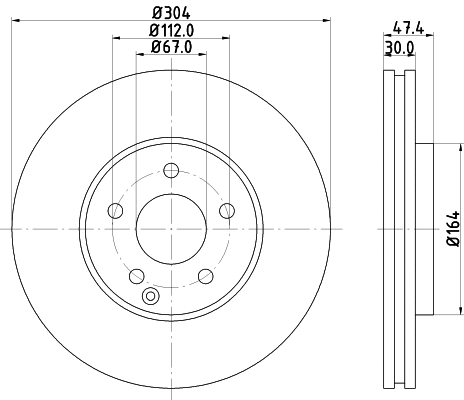 Brake Disc (8DD 355 128-641)