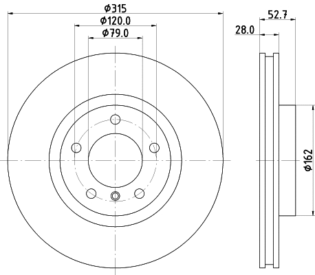 Brake Disc (8DD 355 104-111)