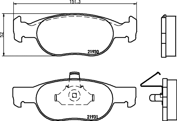 Brake Pad Set, disc brake