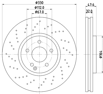 Brake Disc (8DD 355 122-682)