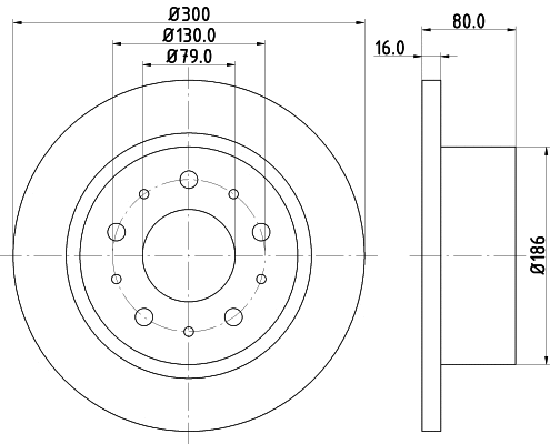 Brake Disc (8DD 355 113-731)