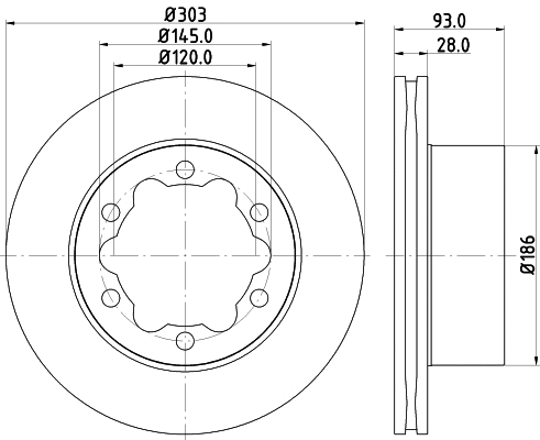 Brake Disc (8DD 355 123-182)