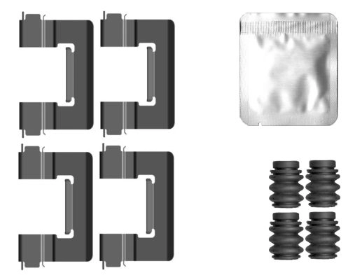 Accessory Kit, disc brake pad (8DZ 355 207-151)