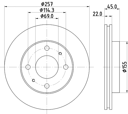 Brake Disc (8DD 355 103-291)