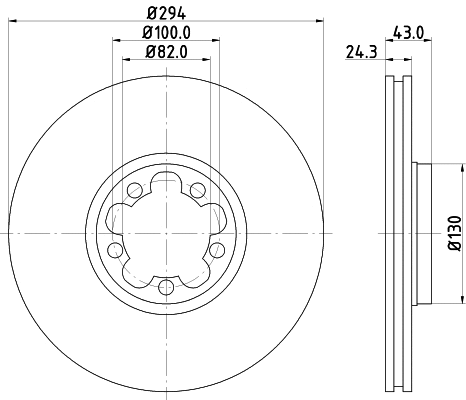 Brake Disc (8DD 355 107-311)