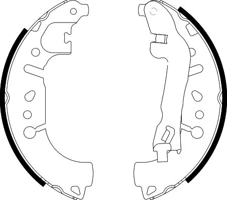 Brake Shoe Set (8DB 355 022-271)