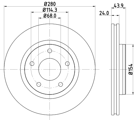 Brake Disc (8DD 355 117-321)