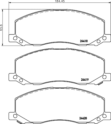 Brake Pad Set, disc brake
