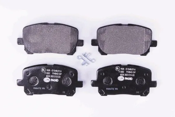 Brake Pad Set, disc brake (8DB 355 010-221)