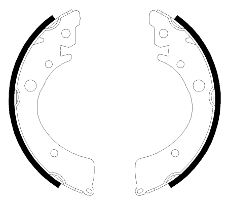 Brake Shoe Set (8DB 355 001-651)