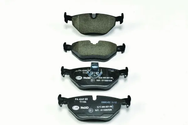 Brake Pad Set, disc brake (8DB 355 007-981)