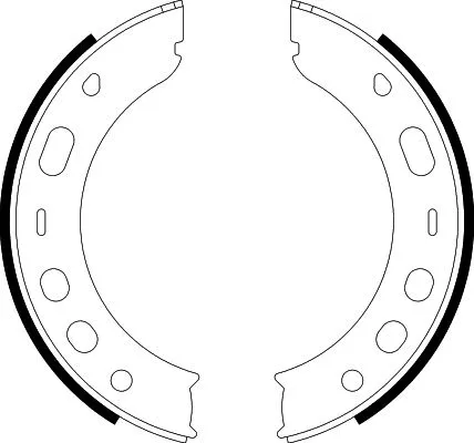 Brake Shoe Set, parking brake