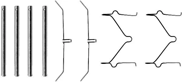 Accessory Kit, disc brake pad (8DZ 355 201-101)