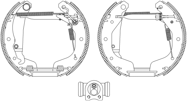 Brake Shoe Set (8DB 355 004-201)