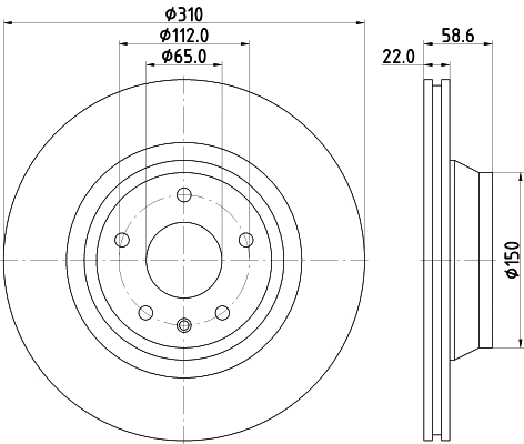 Brake Disc (8DD 355 113-982)