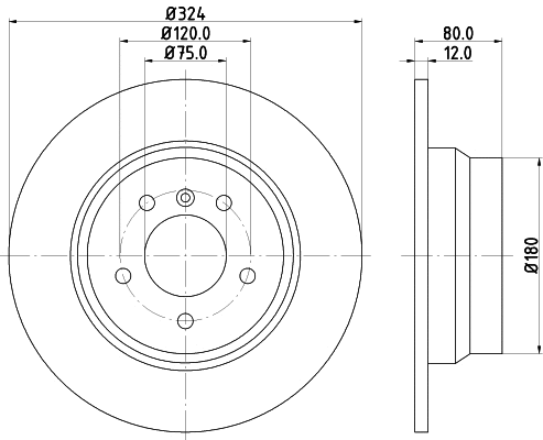 Brake Disc (8DD 355 107-771)