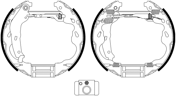 Brake Shoe Set (8DB 355 022-471)