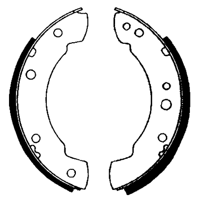 Brake Shoe Set (8DB 355 000-541)