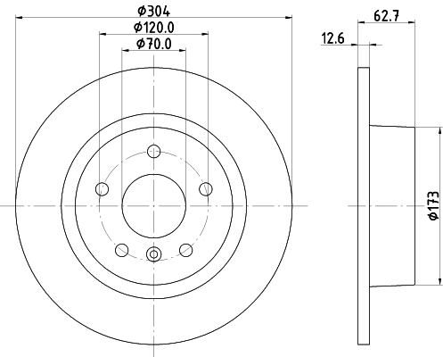 Brake Disc (8DD 355 106-371)