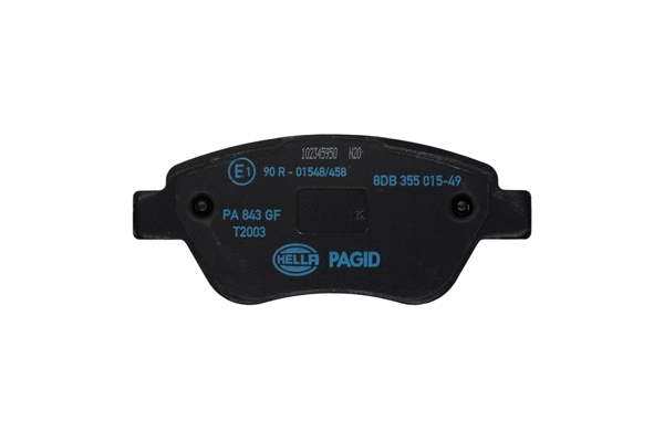 Brake Pad Set, disc brake (8DB 355 015-491)