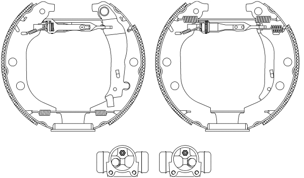 Brake Shoe Set (8DB 355 004-361)