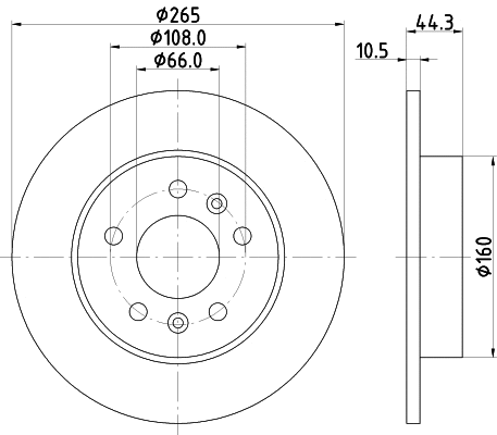Brake Disc (8DD 355 103-531)