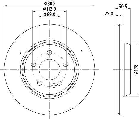 Brake Disc (8DD 355 134-841)