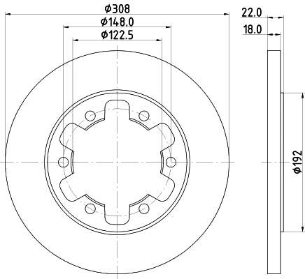 Brake Disc (8DD 355 122-831)