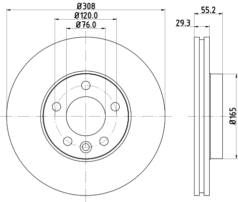 Brake Disc (8DD 355 109-651)