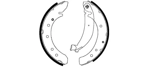 Brake Shoe Set (8DB 355 001-601)