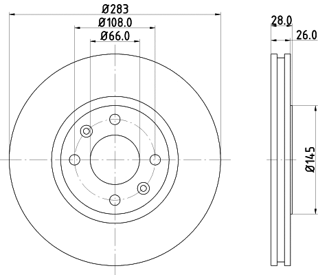 Brake Disc (8DD 355 105-051)