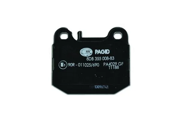 Brake Pad Set, disc brake (8DB 355 008-831)