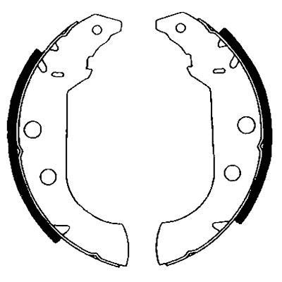 Brake Shoe Set (8DB 355 001-101)