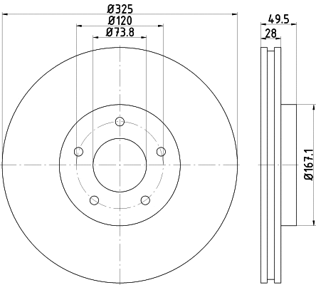 Brake Disc (8DD 355 123-052)