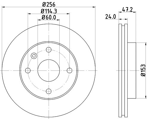 Brake Disc (8DD 355 134-061)
