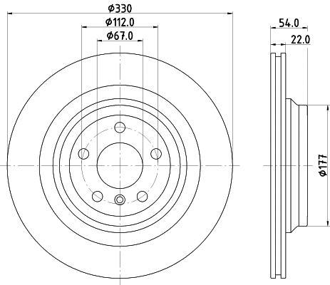 Brake Disc (8DD 355 122-561)