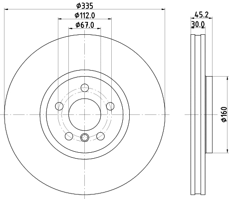 Brake Disc (8DD 355 133-111)