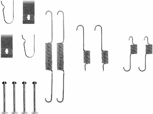 Accessory Kit, brake shoes (8DZ 355 200-551)