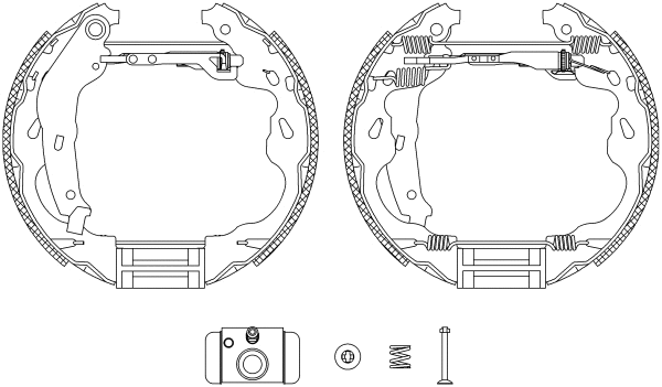 Brake Shoe Set (8DB 355 004-931)
