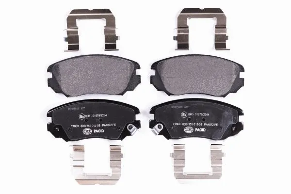 Brake Pad Set, disc brake (8DB 355 013-051)