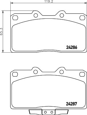Brake Pad Set, disc brake