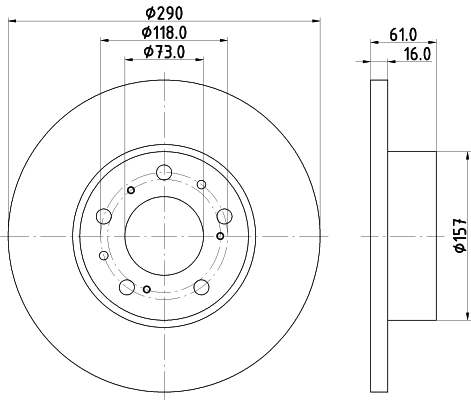 Brake Disc (8DD 355 101-781)