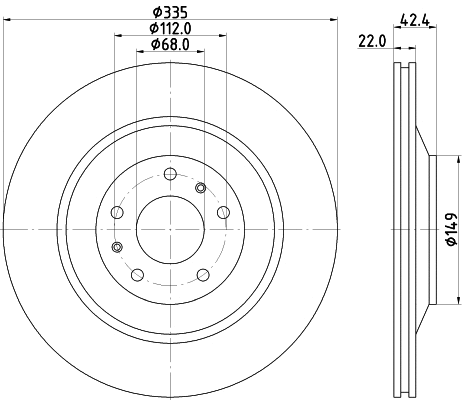 Brake Disc (8DD 355 115-462)