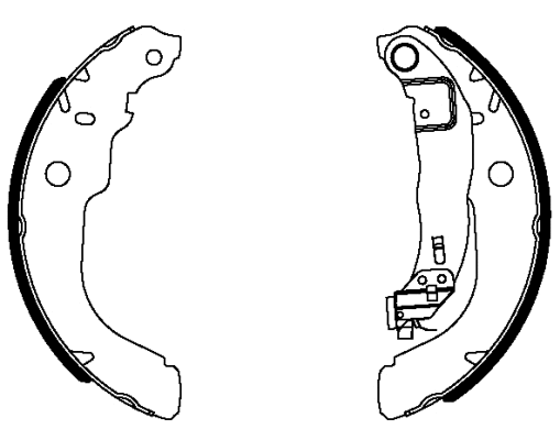 Brake Shoe Set (8DB 355 038-101)