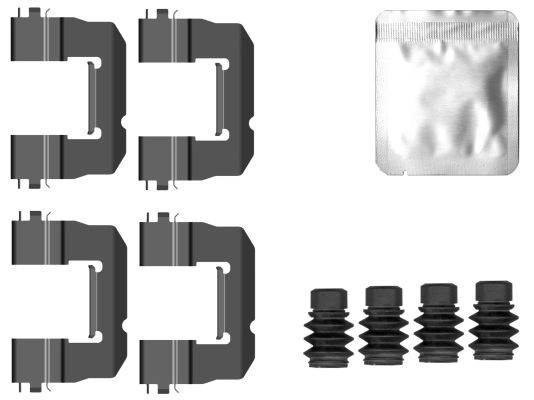 Accessory Kit, disc brake pad (8DZ 355 207-091)